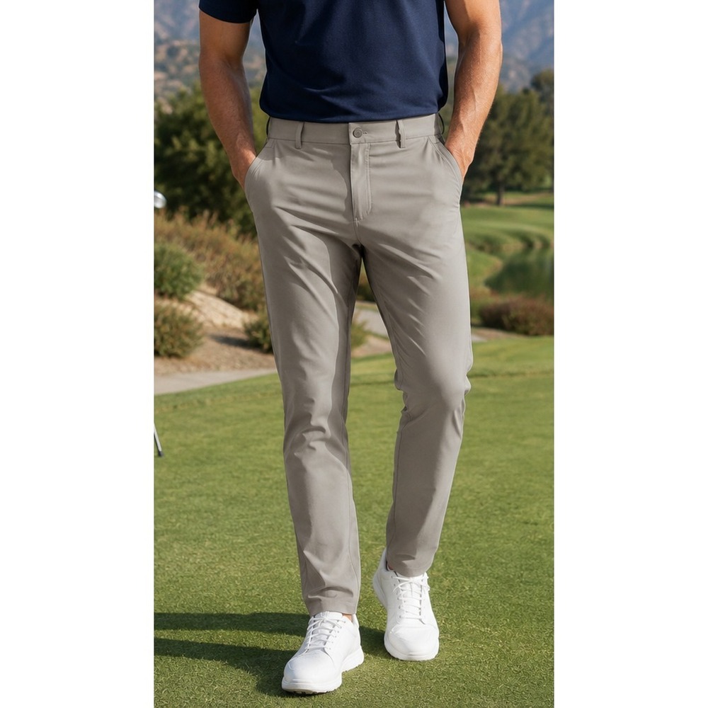 Jack Archer Jetsetter Tech Pants 32 x 28 Stone Golf Travel Performance Stretch - Picture 1 of 11